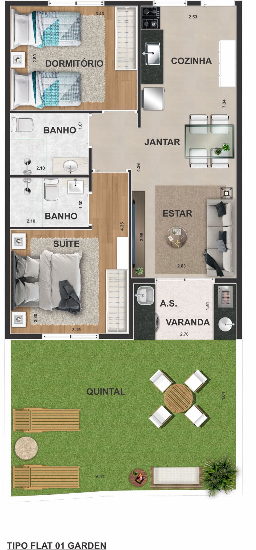 Foto Marimbá Flat 3